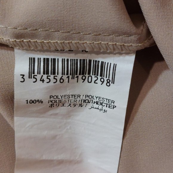 Axara Paris Champagne Babydoll Dress-Women Size 8 - Picture 4 of 6